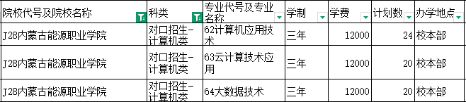 内蒙古能源职业学院校门图